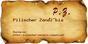 Pilischer Zenóbia névjegykártya